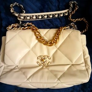 Chanel Lamb skin bag